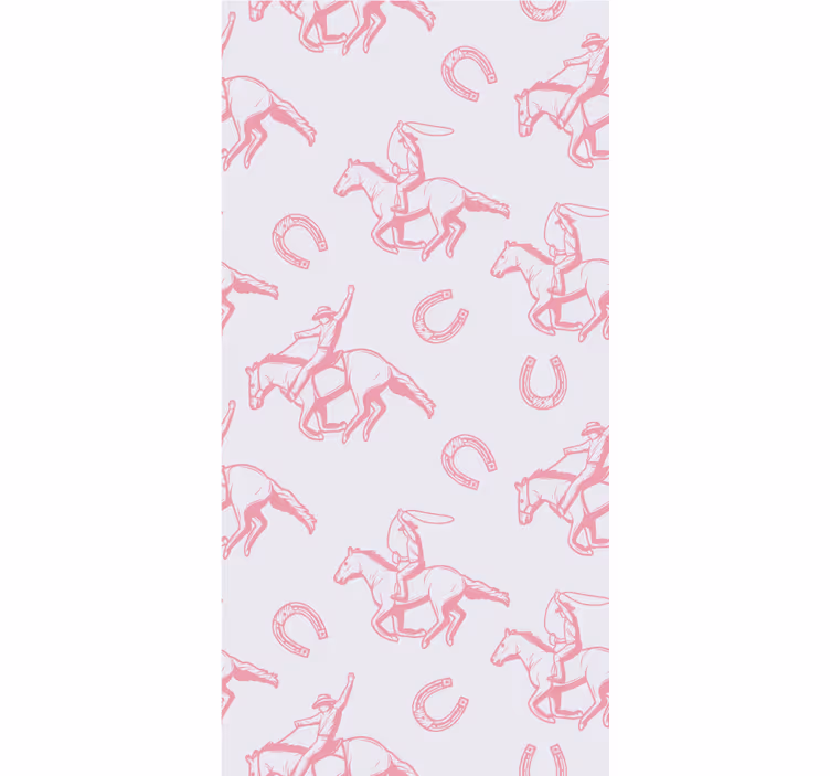 Tapete Pferde reiter charme - TenStickers