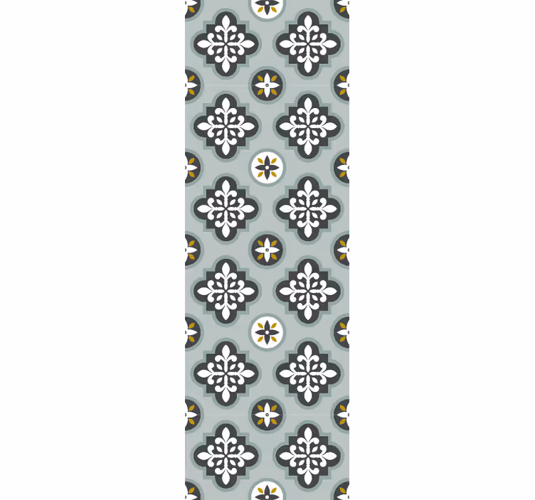 Ornament Tapete kunstvolles blütenmuster - TenStickers