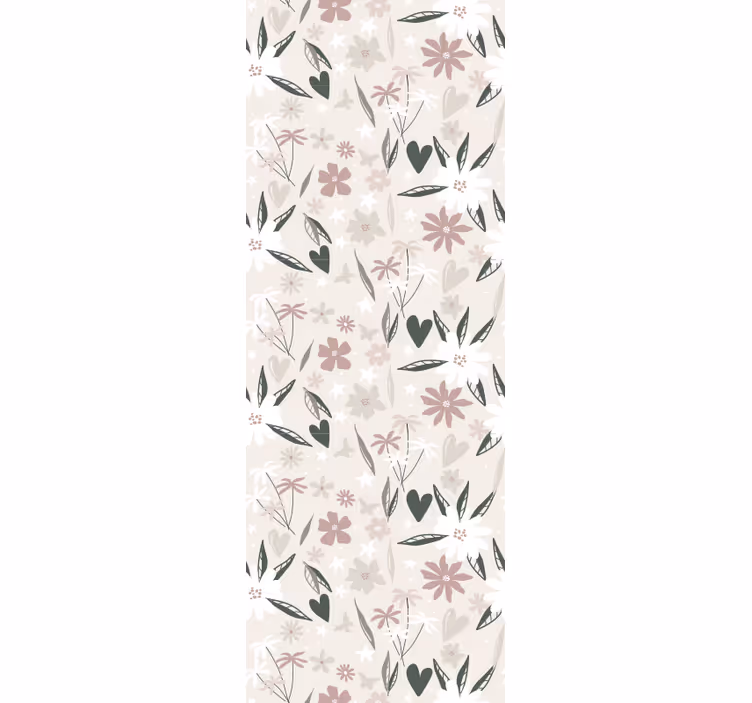 Blumentapete blumen botanisch - TenStickers