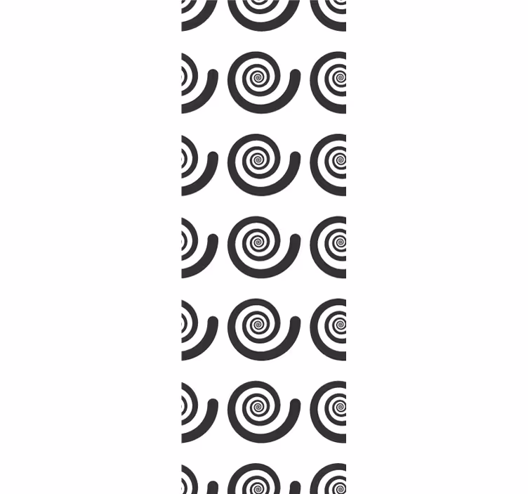 Tapete geometrisch spiralmuster - TenStickers