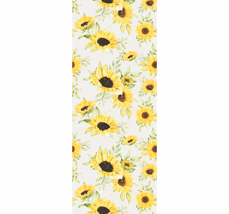 Blumentapete sonnenblumengenuss - TenStickers