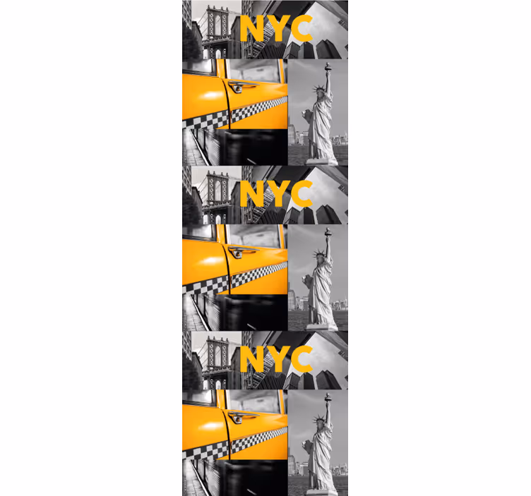 Tapete Stadt und Land urbane collage - TenStickers