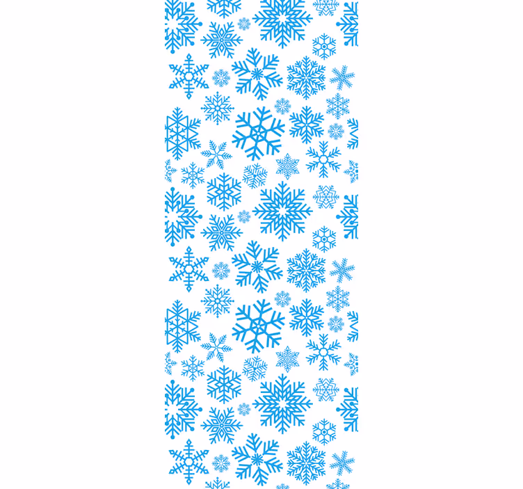 Tapete Weihnachten saisonales schneeflockenmotiv - TenStickers