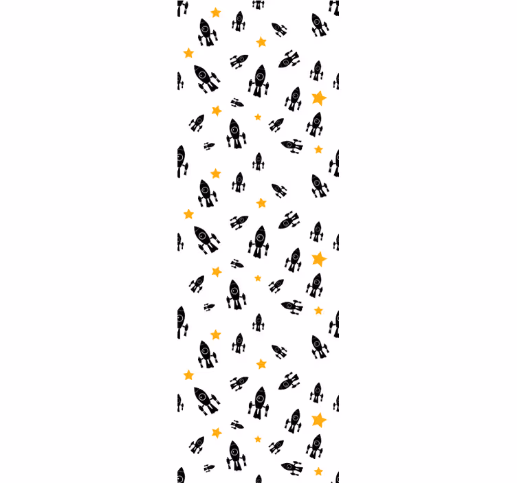 Babyzimmer Tapete weltraum-abenteuer-muster - TenStickers