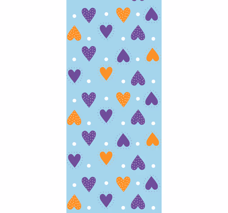Tapete Schlafzimmer herz regentropfen - TenStickers