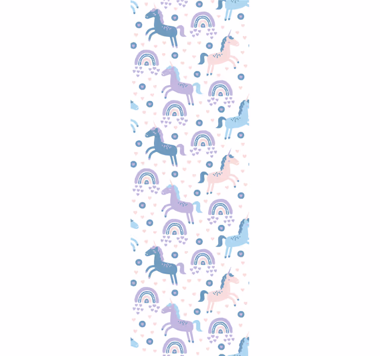 Babyzimmer Tapete wunderliche einhörner - TenStickers