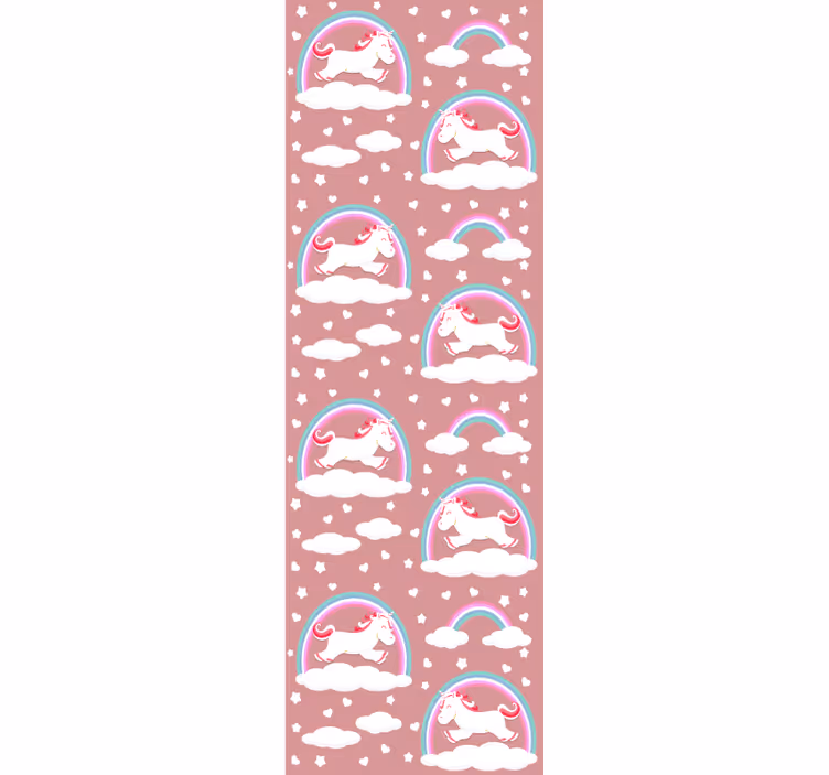 Babyzimmer Tapete einhorn-traumlandschaften - TenStickers