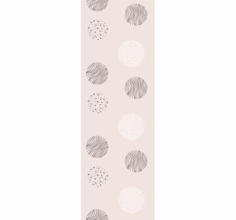 Tapete geometrisch kreisförmiges mustermotiv - TenStickers