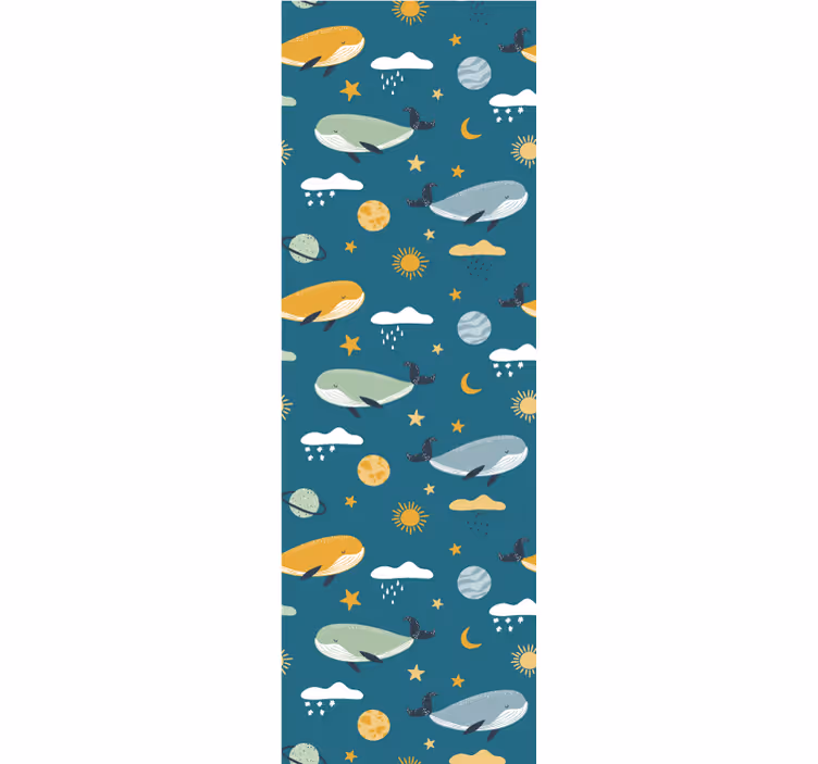 Tapete Sternenhimmel himmlische zeppeline - TenStickers