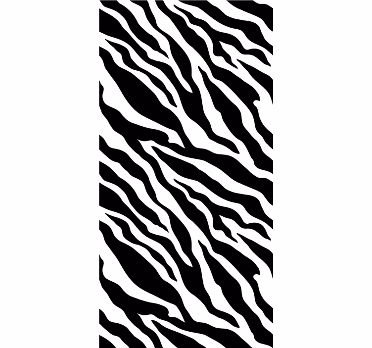 Tapete Zebra zebrastreifen - TenStickers