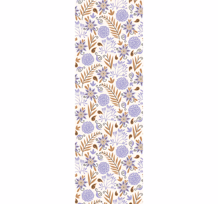 Blumentapete blumengemustertes arrangement - TenStickers