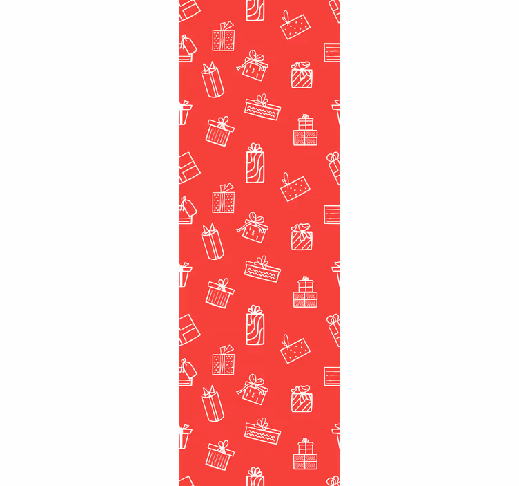 Tapete Weihnachten geschenk muster motiv - TenStickers