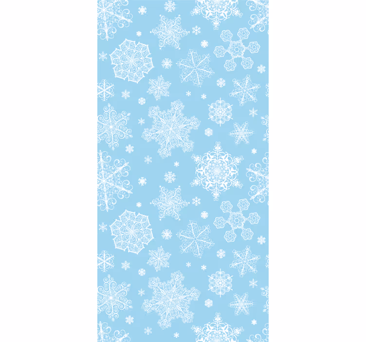 Tapete Weihnachten schneeflocke eleganz - TenStickers