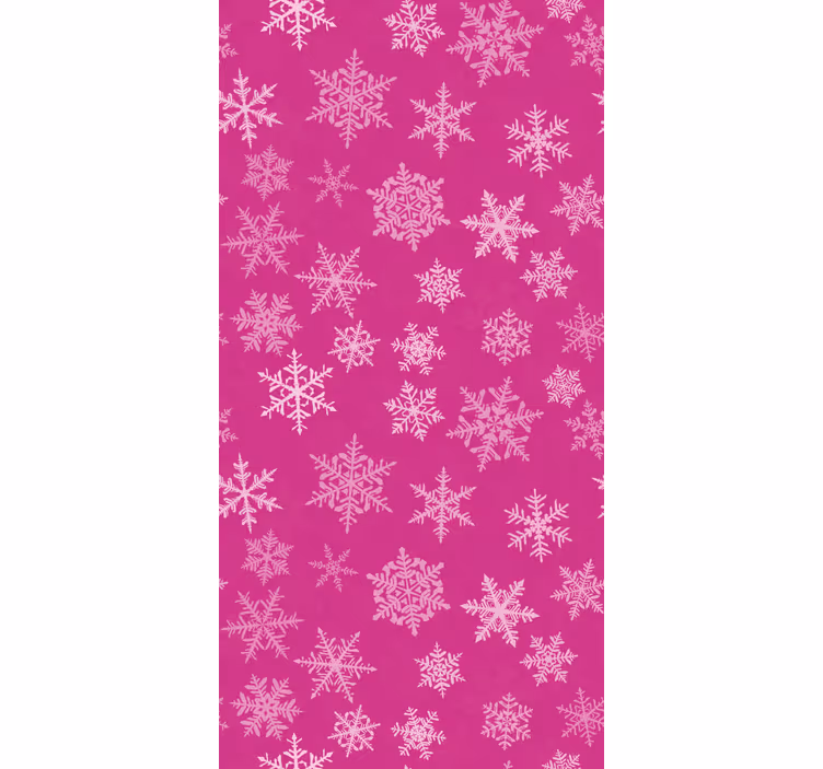 Tapete Weihnachten feiertagsschneeflocken - TenStickers