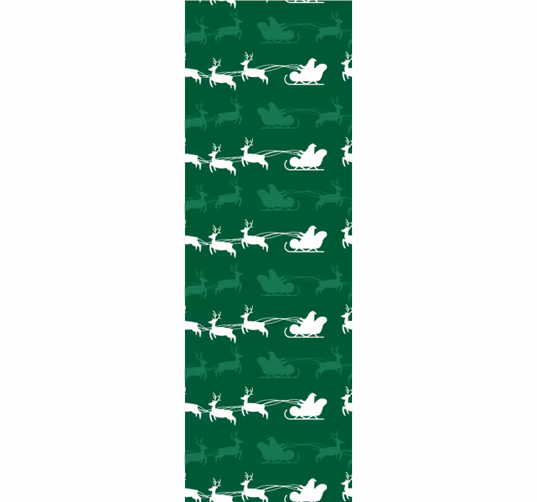 Tapete Weihnachten weihnachtsschlittenmotiv - TenStickers