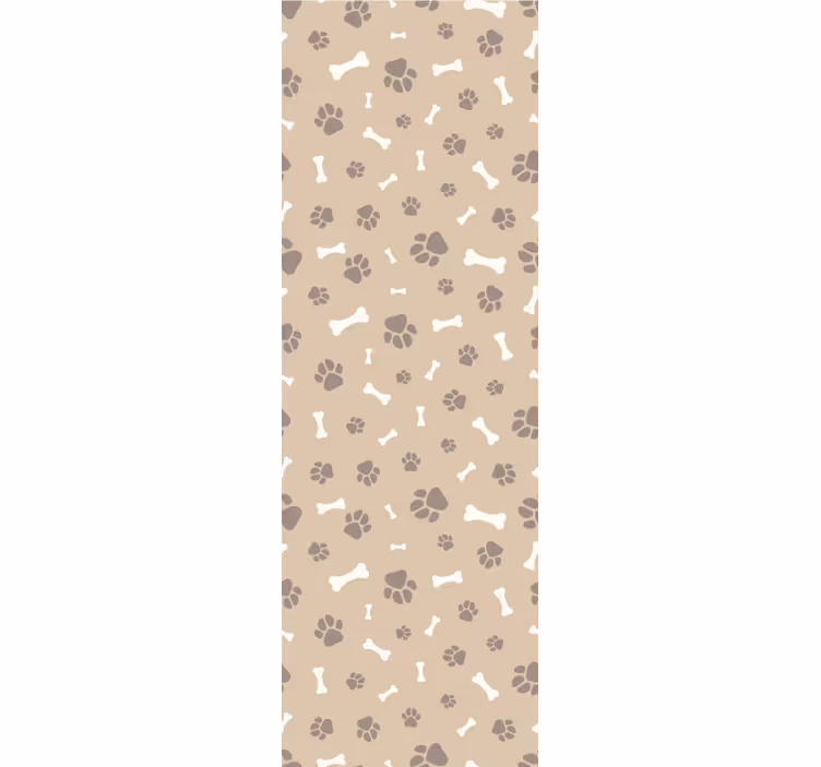 Hunde tapete mit hundesilhouetten - TenStickers