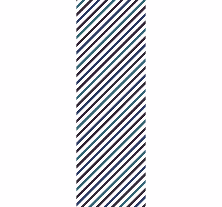 Tapete Horizontale Streifen diagonales streifenmuster - TenStickers