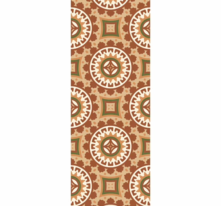Tapete Fliesenoptik geometrischen ornamenten - TenStickers