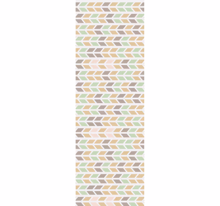 Tapete Horizontale Streifen chevron-pfeil-muster - TenStickers