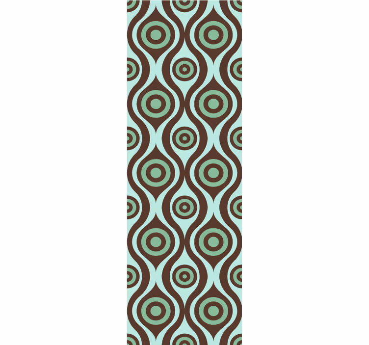 Tapete geometrisch kreise muster - TenStickers