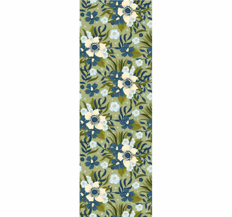 Blumentapete florale gelassenheit - TenStickers