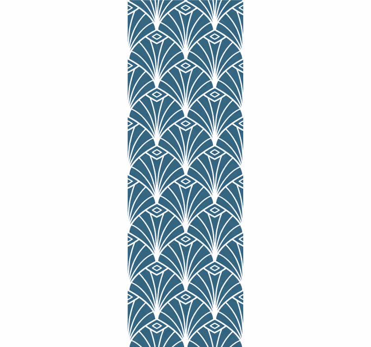 Tapete geometrisch geometrische pfauenfedern - TenStickers