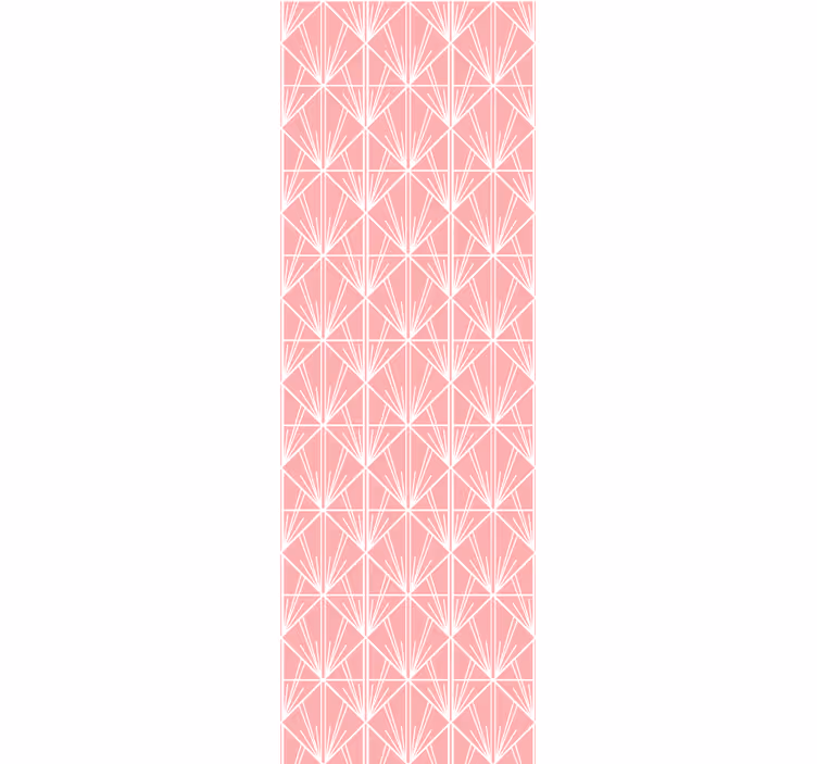 Tapete Modern geometrisches rosa muster - TenStickers