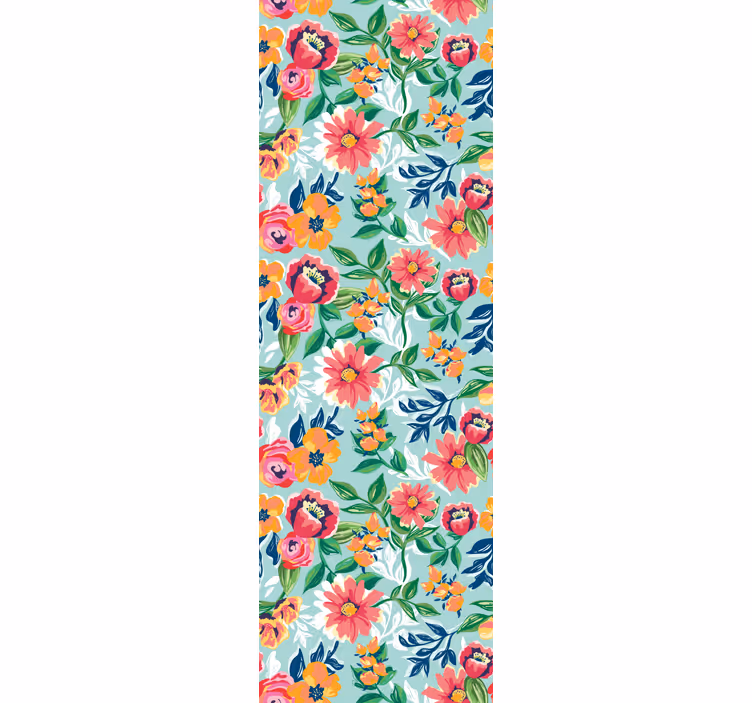 Blumentapete blumengartengestaltung - TenStickers