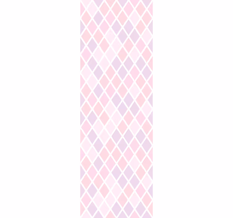 Tapete Quadrate weiches diamantgitter - TenStickers