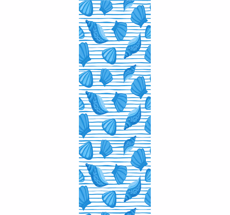 Tapete Natur muschel-muster - TenStickers