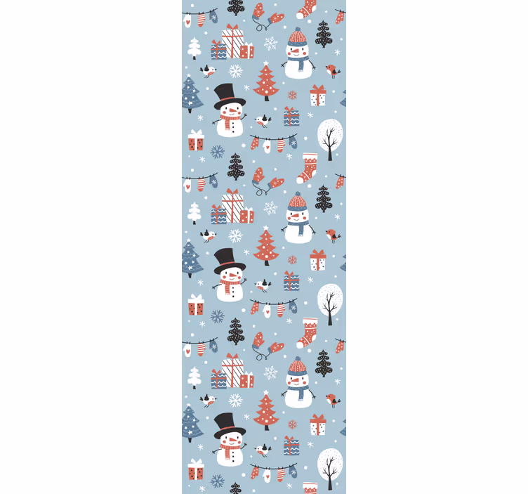 Tapete Weihnachten festliches saisonales muster - TenStickers