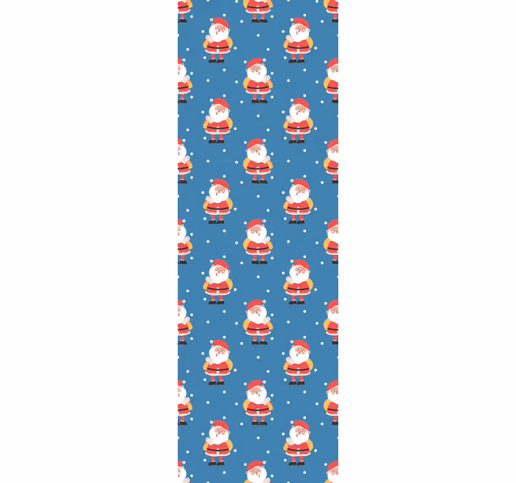 Tapete Weihnachten lustige weihnachtsmann-muster - TenStickers