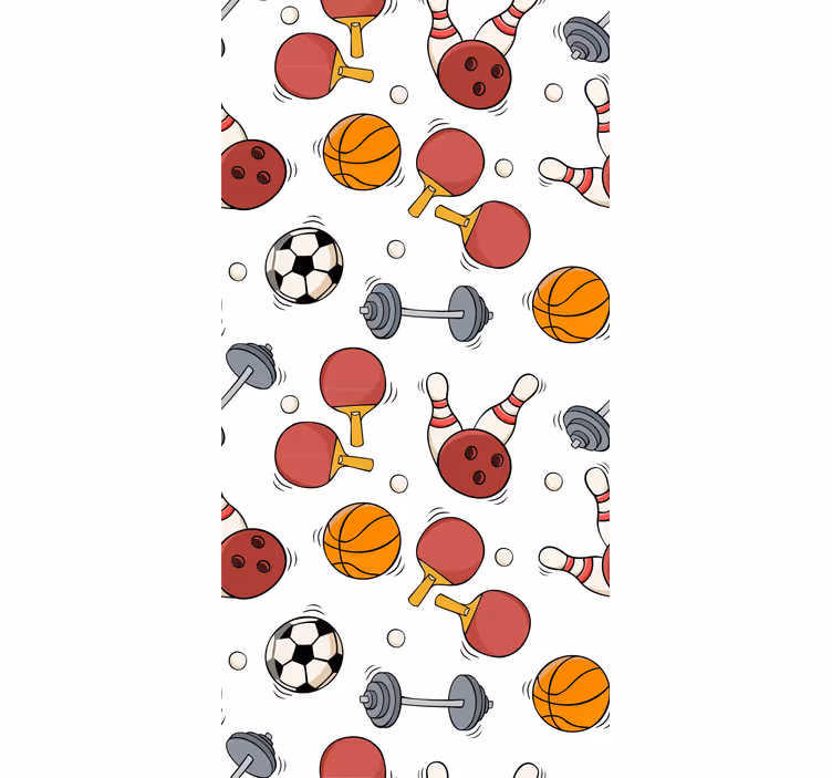 Tapete Modern sportmuster - TenStickers