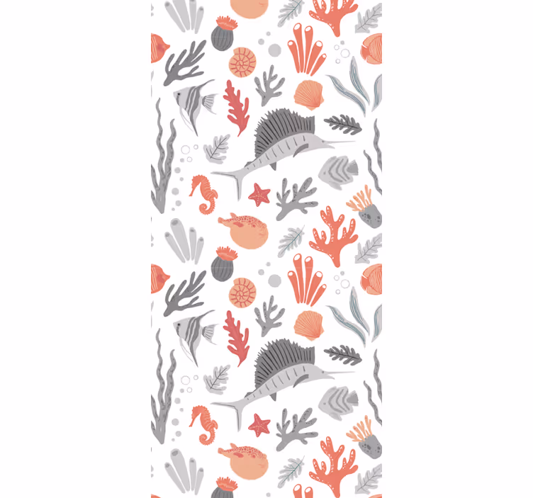 Fische Tapete unterwassermotiv - TenStickers