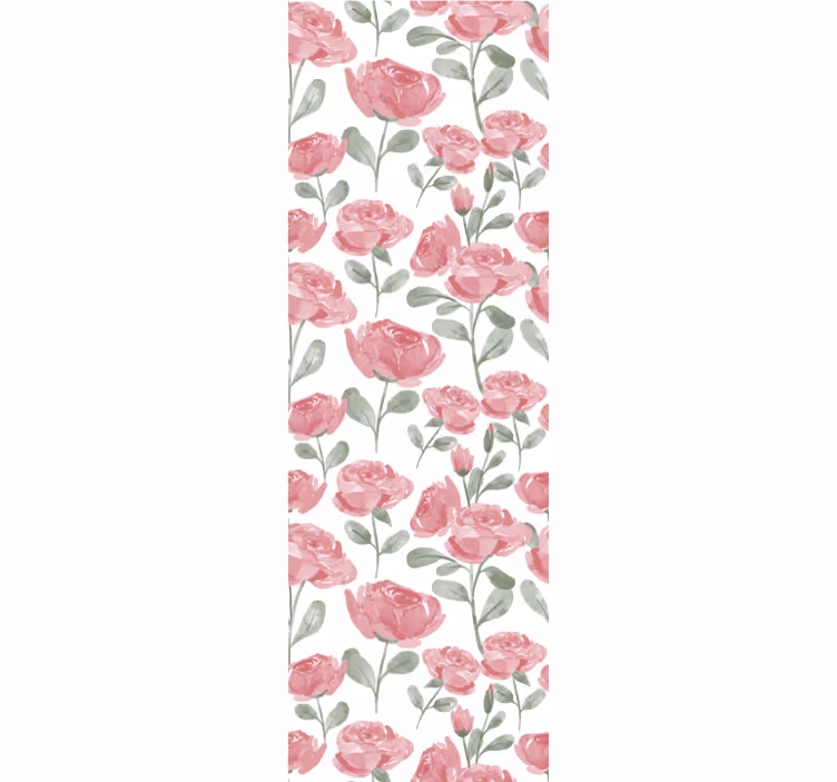 Blumentapete aquarella rosen - TenStickers