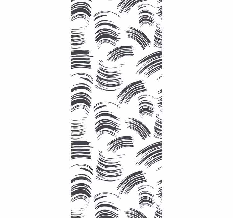 3D Tapete dynamische pinselstriche - TenStickers