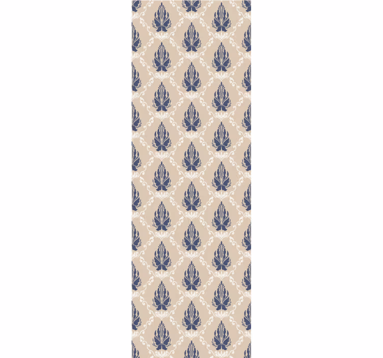 Tapete barock mit üppigem blumendesign - TenStickers