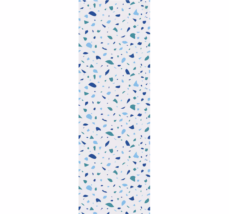 Tapete Muster blauer einfacher terrazzo - TenStickers