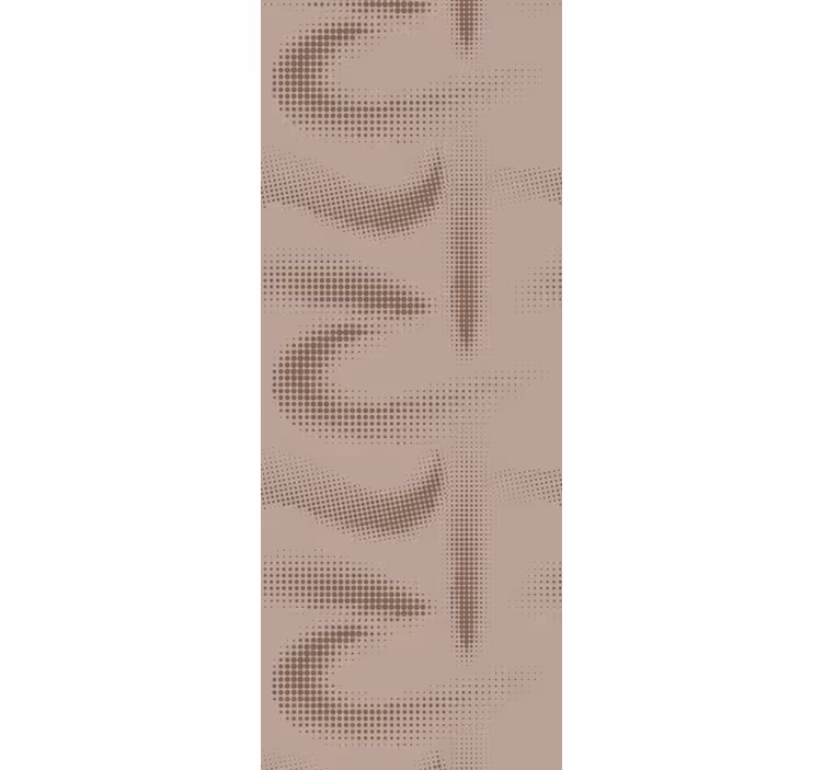Tapete Textur sandeffekt gemusterte wellen - TenStickers