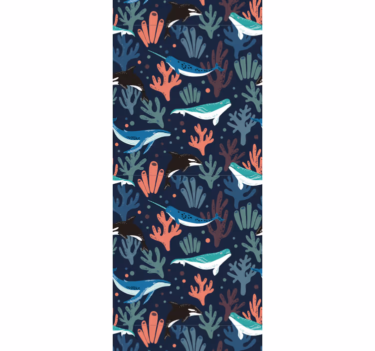 Fische Tapete unterwasserszene - TenStickers