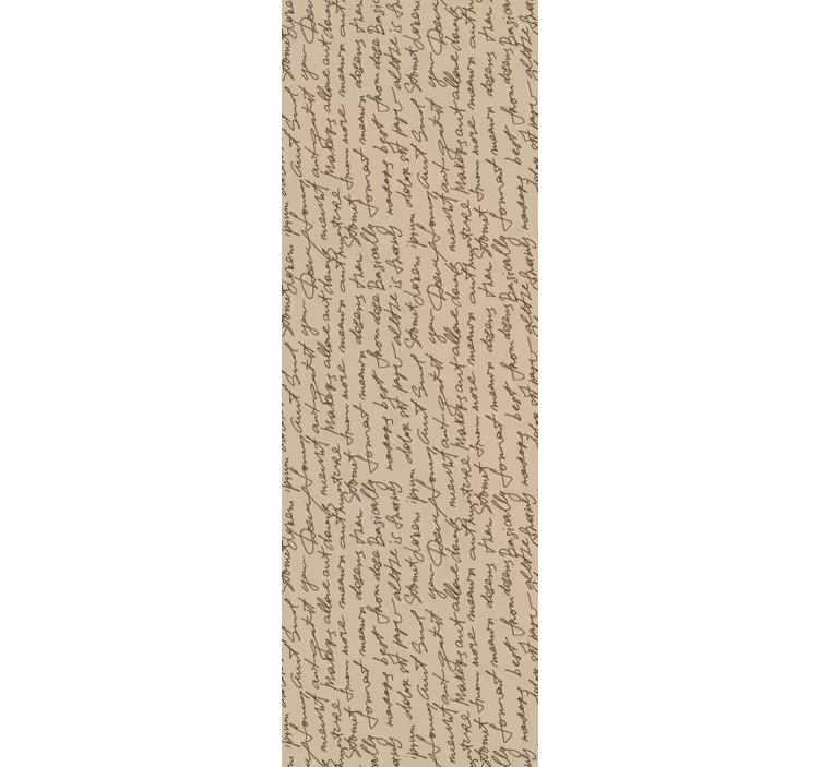 Tapete Schriftzug elegantes drehbuchschreiben - TenStickers