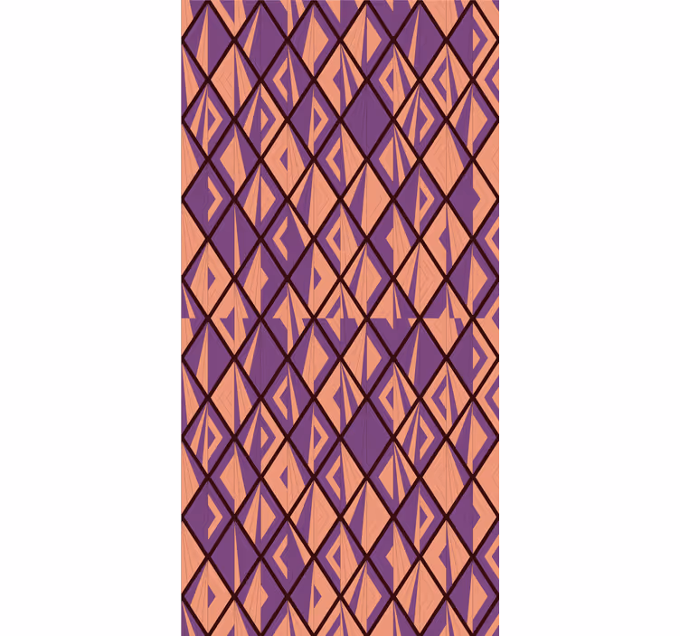 Tapete geometrisch stilvolle rautenformen - TenStickers