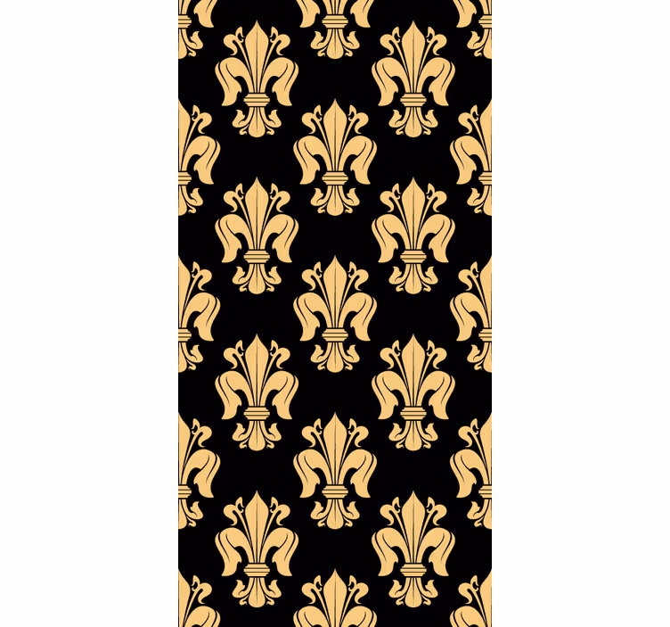 Tapete Barock elegante lilie - TenStickers