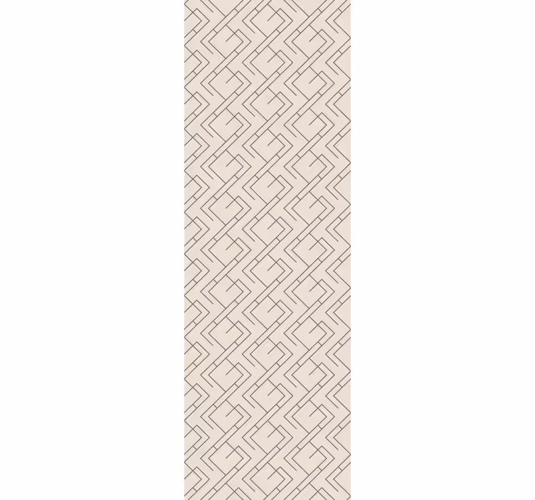Tapete geometrisch ineinandergreifendes linienmuster - TenStickers