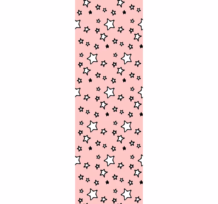 Babyzimmer Tapete rosa sterne design - TenStickers