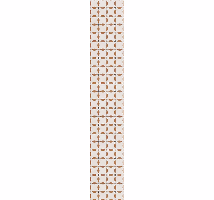 Tapete Küche beiges geometrisches strukturmotiv - TenStickers