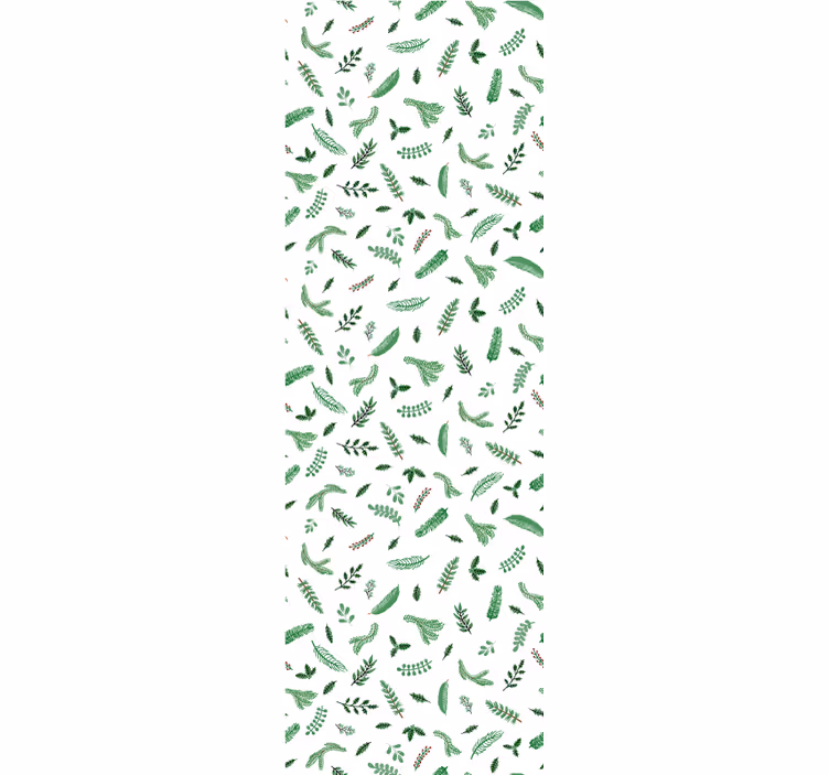 Tapete Weihnachten festliche blattmuster - TenStickers