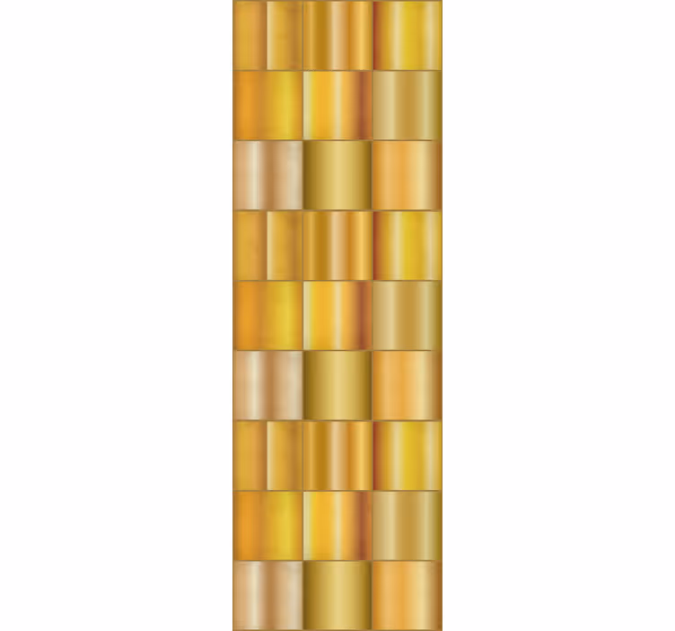 Tapete muster in goldenem geometrischen design - TenStickers