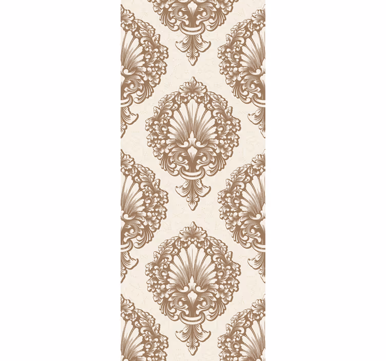 Tapete Barock elegante muschelmuster - TenStickers