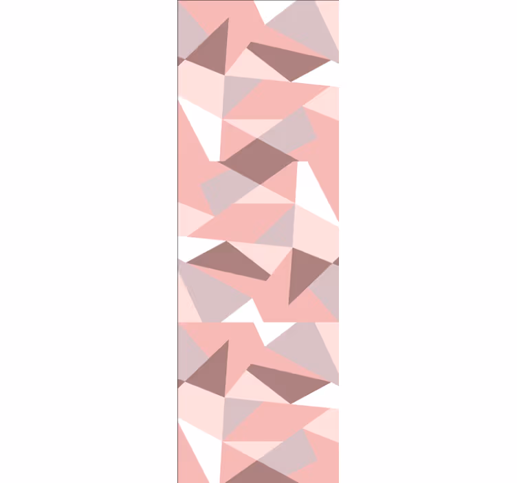 Tapete geometrisch strukturierte rosa muster - TenStickers